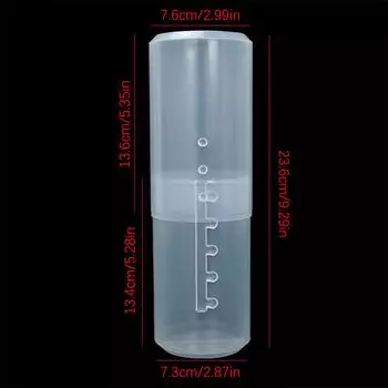 Регулируемый по высоте держатель для кисточек для макияжа из ПВХ, органайзер для хранения дисплея с крышкой