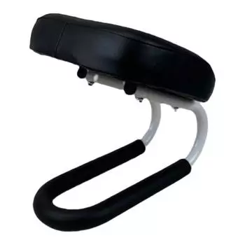 Регулируемый по высоте стул для медитации с коленопреклонением, с противоскользящим основанием и губкой высокой упругости для поддержки позы йоги и молитвы чёрный