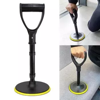 Регулируемый подлокотник для инструментов для помощи при передвижении с противоскользящим 7-дюймовым основанием, алюминиевые ручки, поддерживает оборудование для помощи при передвижении весом 600 фунтов для пожилых людей