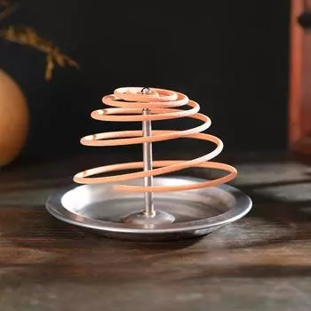 Регулируемый поднос для благовоний из нержавеющей стали, курильница из сандалового дерева, бытовая гостиная, спальня, подставка для благовоний от комаров, поднос для благовоний, базовый кронштейн small 7.5-11.5*8.5cm