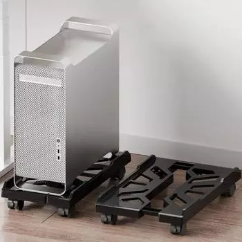 Регулируемый подстольный держатель ЦП с 4 роликами, кронштейн для корпуса ЦП, офисы