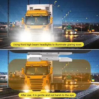 Регулируемый поляризационный солнцезащитный козырек Clear Vision, УФ-защитный, противоослепляющий, улучшенная видимость, замена автомобильного солнцезащитного козырька