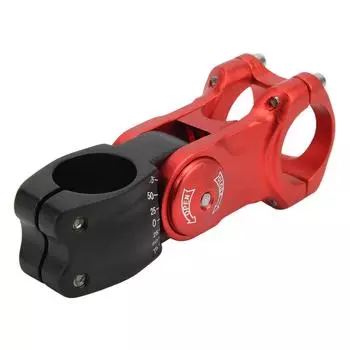 Регулируемый полый вынос велосипеда с ЧПУ-обработкой удлинитель руля велосипеда для горного шоссейного велосипеда красный и