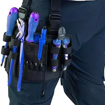 Регулируемый пояс для инструментов для электриков и механиков — легкая сумка для хранения, оставляющая руки свободными для использования в домашних условиях и в автомобилестроении