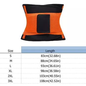 Регулируемый пояс для похудения для женщин, песочные часы, коррекция талии, тренажер для похудения в помещении, пояс для похудения, сауна S