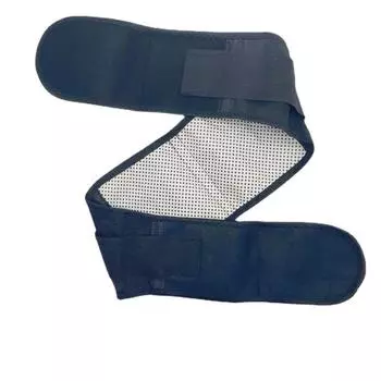 Регулируемый поясной пояс с турмалином и самонагревающимся магнитным поясом для поддержки талии, пояс для поддержки талии с массажем S(Waistline60-76cm)