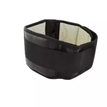 Регулируемый поясной пояс с турмалином и самонагревающимся магнитным поясом для поддержки талии, поясной кронштейн для массажа, забота о здоровье S