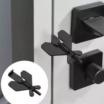 Регулируемый портативный дверной замок Дополнительная конфиденциальность Безопасность дома Дверной стопор Блокировка замка Отель