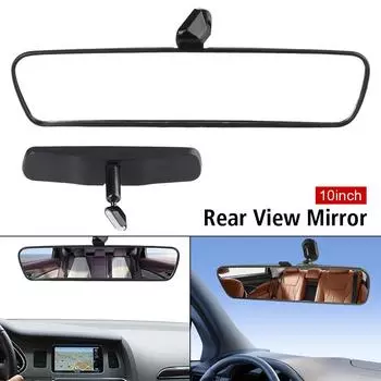 Регулируемый поворот на 360° с помощью инструмента, автомобильный инструмент, аксессуары для мотоциклов, универсальное широкоугольное зеркало заднего вида, автомобильный стиль, внутреннее зеркало заднего вида 10inch