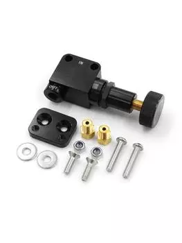 Регулируемый пропорциональный клапан тормоза от 100 до 1000 фунтов на кв. дюйм, гоночный рычаг со смещением, для автомобиля, пропорциональный клапан тормоза чёрный