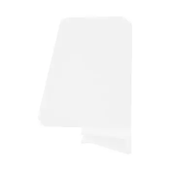 Регулируемый разделитель для холодильника, напечатанный на 3D-принтере – Органайзер с зажимами для раздвижной двери для хранения на боковой полке One Size белый