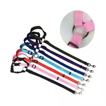 Регулируемый ремень безопасности для спинки сиденья для собак, прочный трос безопасности для собак, ремень безопасности для автомобиля для домашних животных, кошек и собак синий