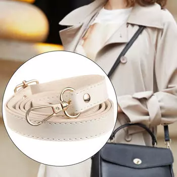 Регулируемый ремень через плечо для женских сумок белый