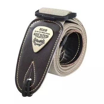 Регулируемый ремень для акустической гитары, плечевой ремень, ремень для электрической бас-гитары, гитарный ремень, аксессуары для гитары хаки