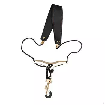 Регулируемый ремень для саксофона альт и тенор - удобный для музыкантов золотистый