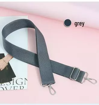 Регулируемый ремень для сумки через плечо премиум-класса – яркий, многофункциональный аксессуар для ношения на плече Width 1.0 cm Length 110 cm серый