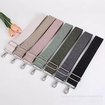 Регулируемый ремень для сумки через плечо шириной 5 см – универсальный сменный плечевой ремень с бесплатной доставкой Light Gold Buckle темно-серого