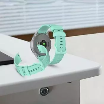 Регулируемый ремешок для часов, защищенный от пота силиконовый утолщенный ремешок, сменный ремешок для Garmin Venu SQ для Garmin Venu Vivoactive3/4 Forerunner245 20 mm