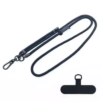 1шт 8 мм регулируемый шнурок для мобильного телефона с кожаной пряжкой, съемная прокладка, шнур для мобильного телефона через плечо, шнурок для камеры, препятствующий потере