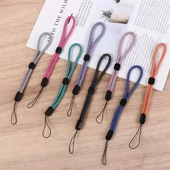 Регулируемый ремешок для мобильного телефона, ремешки на запястье, шнурок для телефона, брелки для мобильного телефона фиолетовый