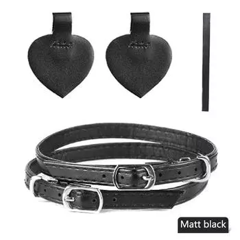 Регулируемый ремешок для обуви на высоком каблуке 1 пара Matt black