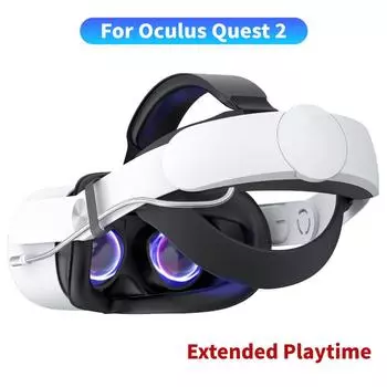 Регулируемый ремешок на голову для Oculus Quest 2 VR гарнитуры сменный ремешок Elite продлит время игры VR для Meta Quest 2 аксессуары