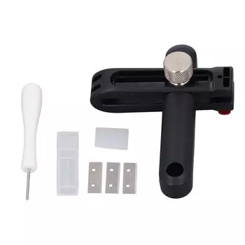 Регулируемый резак для кожи с 3 лезвиями, инструмент для резки кожаного ремня и веревки толщиной 15,5 мм