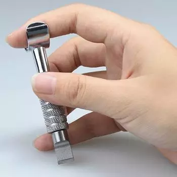 Регулируемый ручной вращающийся инструмент для резьбы по коже, набор инструментов для ножей с поворотным лезвием для резьбы по коже, набор инструментов для кожевенного ремесла, поворотный нож для резьбы по коже