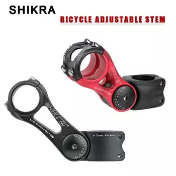 Регулируемый руль для велосипеда с электроприводом, алюминиевый, цинковый, сплав цинка, руль для горного велосипеда, детали для велосипеда 28.6mm 90mm чёрный