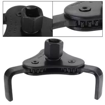 Регулируемый с 3-мя захватами ключ для снятия и демонтажа универсальный от 2-1/2 дюйма до 4,5 дюйма автомобильные аксессуары ключ для масляного фильтра набор инструментов для масляного фильтра Black