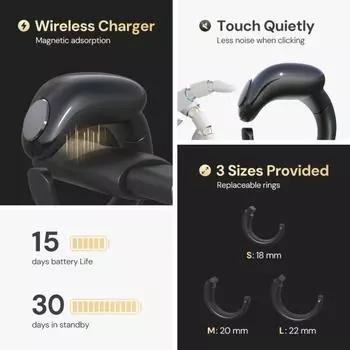 Регулируемый счетчик для безымянного пальца, водонепроницаемый, компактный, легкий, поддержка приложения, цифровой счетчик молитв