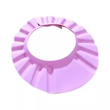 Регулируемый шампунь для душа, купания, мягкая шапочка для ребенка One Size розовый