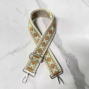 Регулируемый широкий плечевой ремень для сумок через плечо Gunmetal Black Buckle