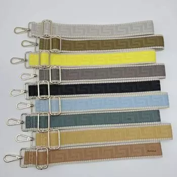 Регулируемый широкий плечевой ремень: Универсальный ремень через плечо для женских сумок Bright Silver Buckle