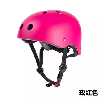 Регулируемый шлем для езды на велосипеде на открытом воздухе, дрифта, скейтбординга для детей, альпинизма для взрослых, скалолазания и сплава по реке One Size горячий розовый