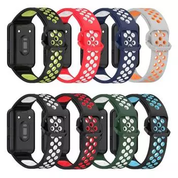 Регулируемый силиконовый ремешок для часов Мягкий сменный водонепроницаемый ремешок для часов для Samsung Яркий ремешок для часов для Galaxy Fit3 Спортивные вечеринки Бизнес