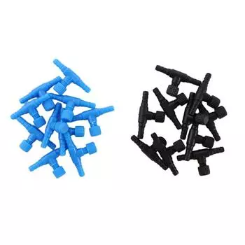 Регулируемый соединитель для трубок, аксессуары для аквариума, регулирующий клапан, регулятор потока для аквариума чёрный