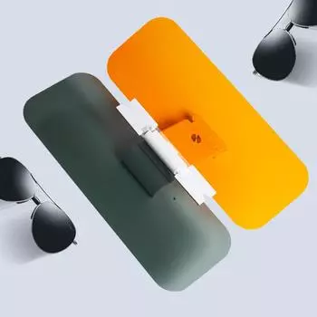 Регулируемый солнцезащитный фильтр Anti-UV HD Day Night Anti-Dzzle Goggles Polarized Clear Vision Sun Visor Blocker Car Anti-Glare Sunshade CHINA