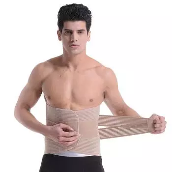 Регулируемый сжатый широкий ремень для поддержки талии - облегчение для мужчин и женщин M