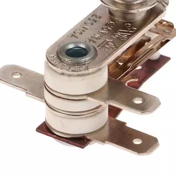 Регулируемый температурный переключатель Биметаллический нагревательный термостат Аксессуары для переключателей регулировки температуры Аксессуары для электрических переключателей 1PC