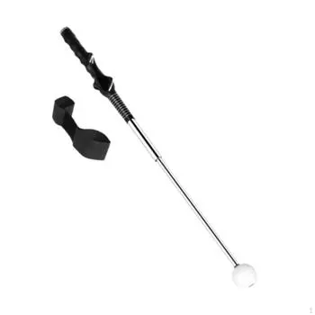 Регулируемый тренажер для гольфа Swing Trainer для использования в помещении и на открытом воздухе с нарукавной повязкой Black Band