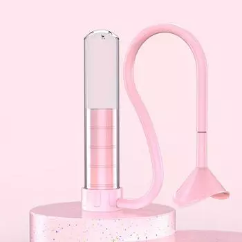 Регулируемый тренажер с гантелями для диафрагмального дыхания для силы мышц кора живота, тонизирования лица, устройство для расширения емкости легких розовый