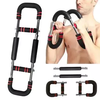 Регулируемый тренажер Twister Arm, U-образный тренажер для укрепления запястья и домашний эспандер для Shou R4R6 Black blue-1pc