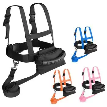 Регулируемый тренировочный поводок для детей AU для обучения детей катанию на лыжах Saf оранжевый