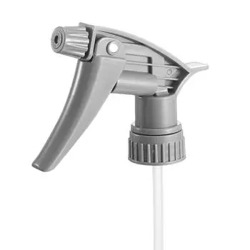 Регулируемый триггерный распылитель, прочная головка распылителя, устойчивая к кислотам и щелочам, для автоматической мойки автомобилей, чистки дома и сада серый
