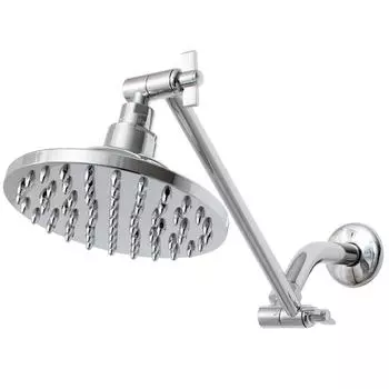 Регулируемый удлинитель для душевой лейки из меди, полированная латунная фурнитура для удлинителя