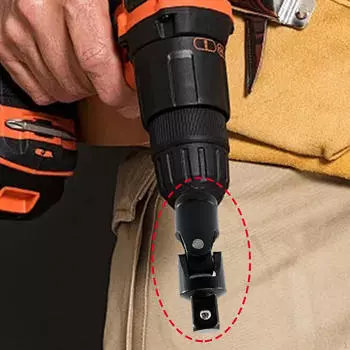 Регулируемый удлинитель головки с приводом 1/2 дюйма и вращением на 360°/90° 90 degrees