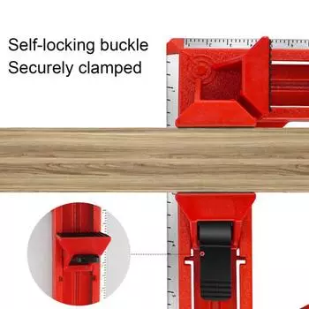 Регулируемый угловой зажим 90 градусов, прочно зажатый многоугольный метрический/британский многофункциональный прямоугольный зажим