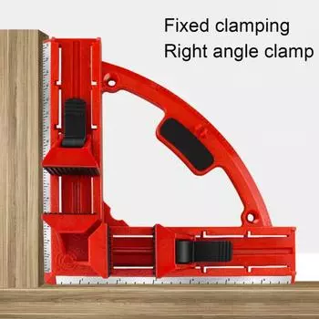 Регулируемый угловой зажим 90 градусов, прочно зажатый многоугольный метрический/британский многофункциональный прямоугольный зажим для деревообработки