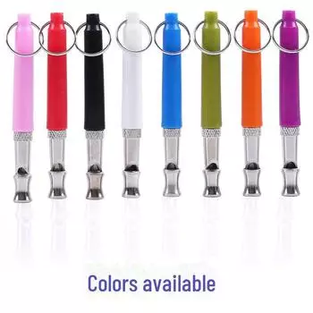 Регулируемый ультразвуковой металлический свисток для дрессировки собак Without lanyard розовый